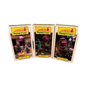 Vintage Barney & Friends VHS Collection 1992 Children's Family Set: Time Life